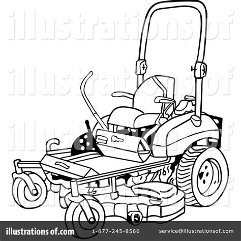 Zero Turn Lawn Mower Pages Coloring Pages