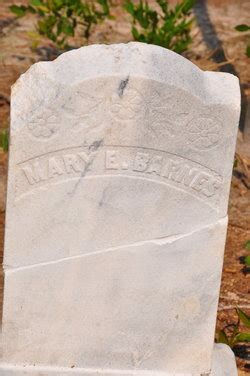 Mary E Barnes Find a Grave äreminne