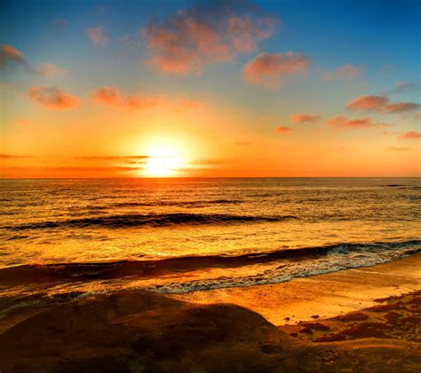 Free Download La Jolla Beach Sunset Background 1800x1600 Background