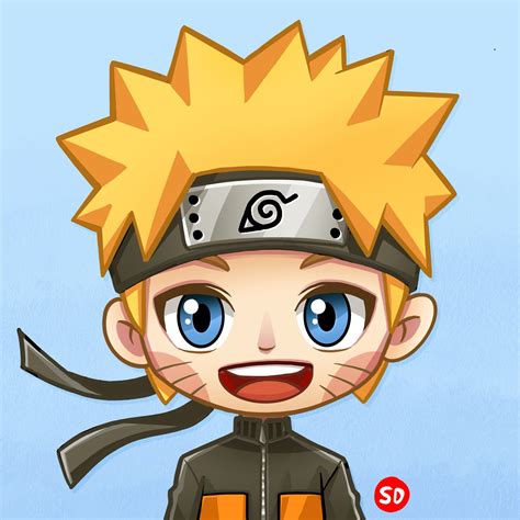 Artstation Draw A Chibi Naruto Uzumaki “fan Art”