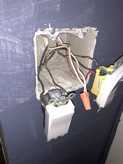 Open up the wall switch, and be careful when doing it while live. Electricians: I need some help. Installing a new light and ...