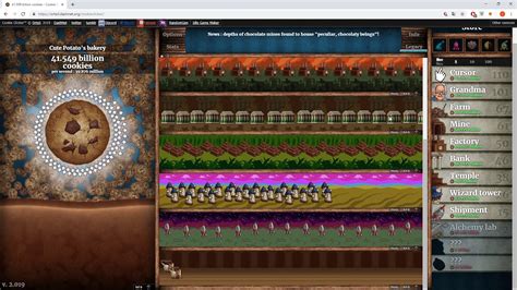 Cookie Clicker 3 1 Trillion Cookies Youtube