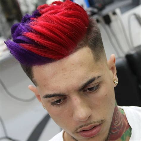 Red And Green Best Hair Color Mens Hair Colour Vivid Hair Color Latest