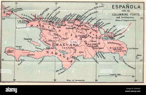 1493 Hispaniola To Spain Map Map