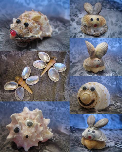 Seashell Crafts Shell Animals Shell Crafts Diy
