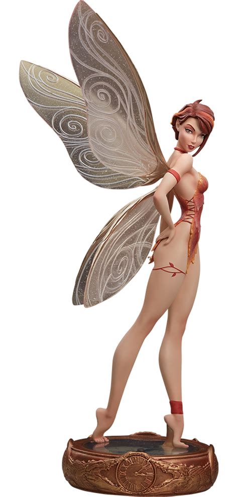Tinkerbell Fall Variant J Scott Campbell Fairytale Fantasies Collection Time To Collect