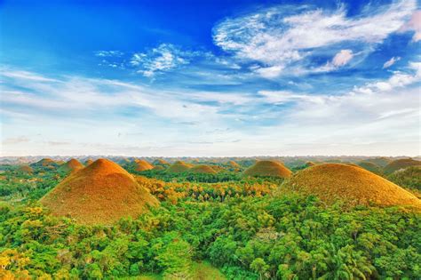 View Of The Chocolate Hills Bohol Philippines EPuzzle Photo Puzzle