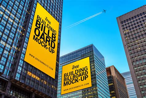 Download Free Outdoor Advertising Building Billboard Mockup PSD ...