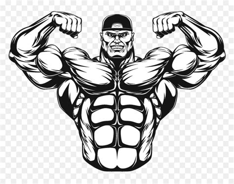 Body Builder Png Bodybuilder Illustration Transparent Png Is Pure And Creative PNG Image
