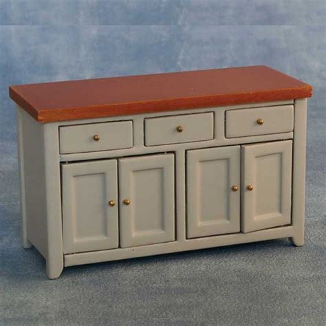 Shaker Style Sideboard Grey Pine 9342 Bromley Craft