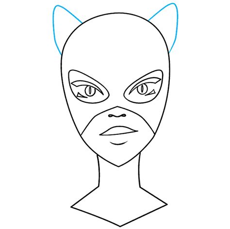 How To Draw Catwoman Really Easy Drawing Tutorial