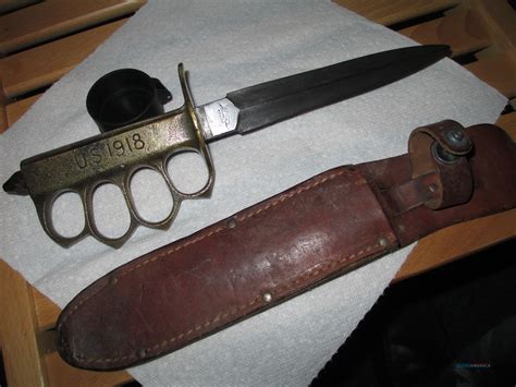 Ww1 1918 Au Lion Trench Knife For Sale At 996720613