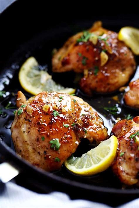 Glazed Lemon Honey Garlic Chicken | The Recipe Critic