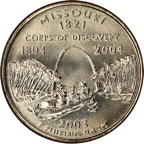 2003 P Missouri 50 Statehood Quarter Pricing Guide The Greysheet