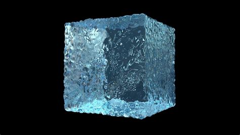 3d Animation Of Ice Cube Formation Isolated Stock Motion Graphics Sbv