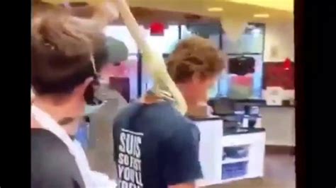 Jimmy Johns Employees Mock Lynching In Store Youtube