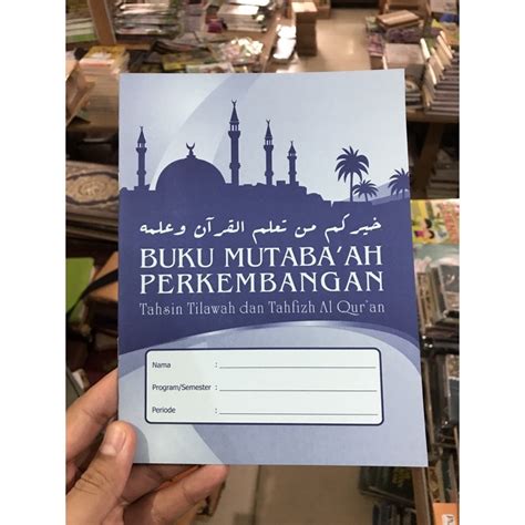 Jual Buku Mutabaah Tahsin Tilawah Dan Tahfizh Ukuran A Original