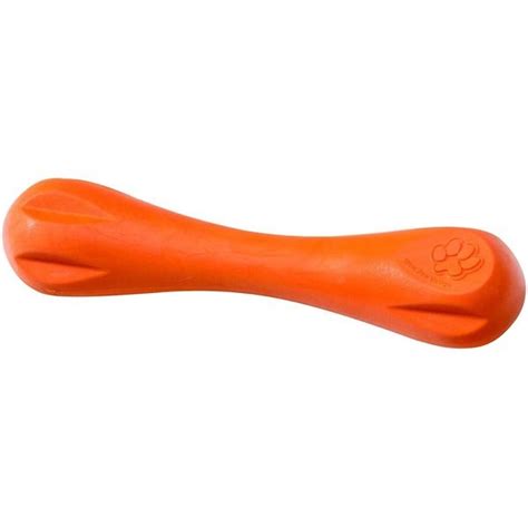 West Paw Zogoflex Hurley Tough Dog Chew Toy Tangerine Large