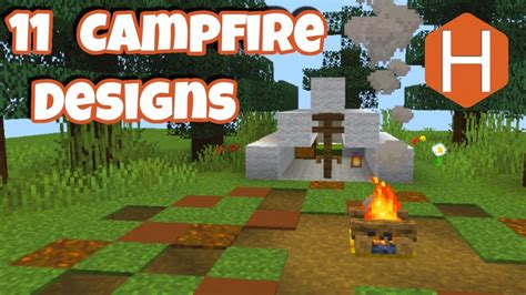 You can use also real wood logs and charcoal for the larger diy fire pits as you bundle up with family and. Minecraft Campfire Building Ideas