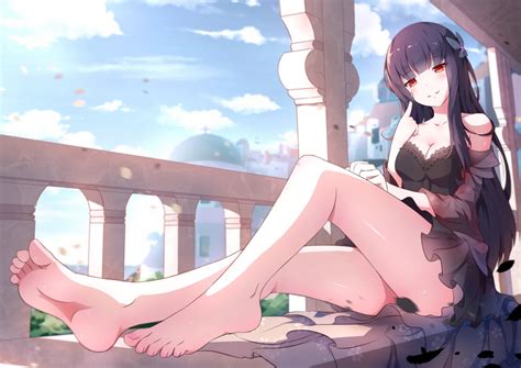 Hintergrundbilder Illustration Lange Haare Anime Mädchen Beine