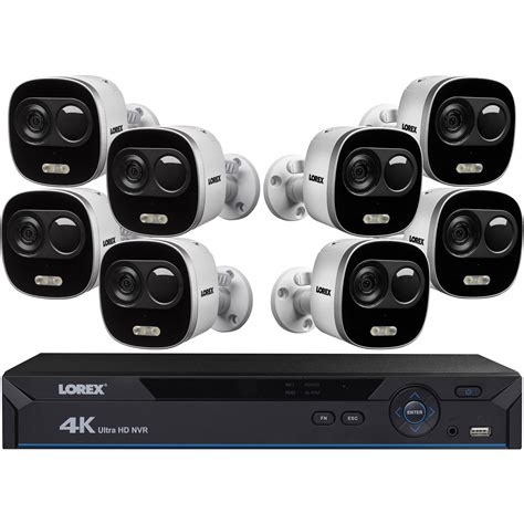Lorex 8 Channel 4k Uhd Nvr With 2tb Hdd And 8 4k Active Lnr828kxb