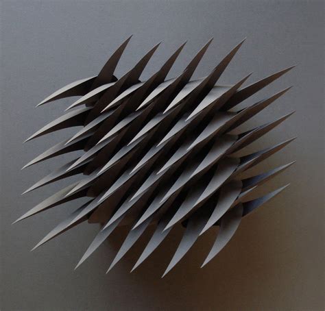 Gorgeous Geometric Paper Sculptures By Matthew Shlian Daily Design