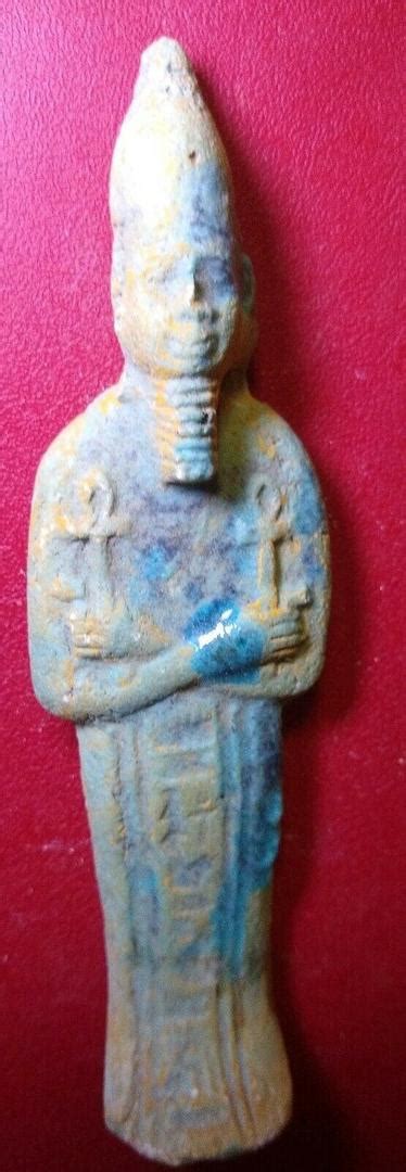 Egyptian Amulet King Tutankhamun Amulet Faience40 Gm 120 Mm Read