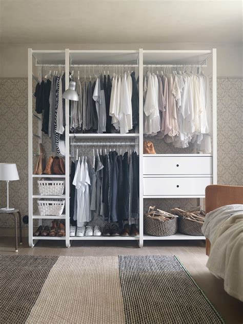 Possibly the biggest conundrum a renter or homeowner can face when struggling with storage is: #2: ELVARLI Storage System | Bedroom storage, Ikea closet ...