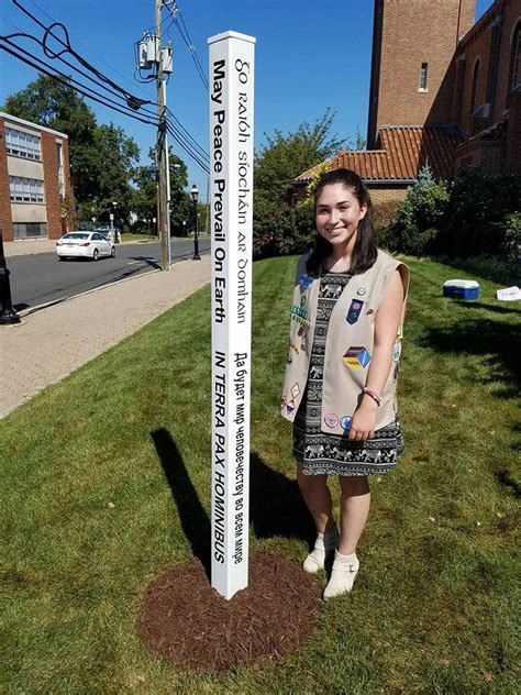 Cranford Girl Scout Earns Silver Award Through Planting Hope For Peace