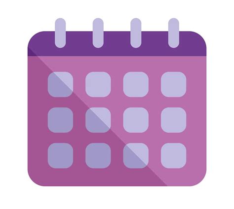 Purple Calendar Design 4309564 Vector Art At Vecteezy