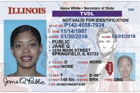 Drivers License Font Illinois Bestafil