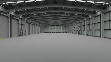 Warehouse Interior 2 3d Asset Cgtrader