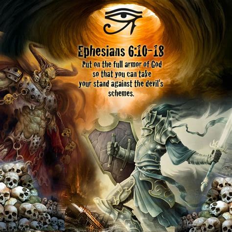 The Armor Of God Ephesians 610 18 Bible Quote Spiritual Warfare