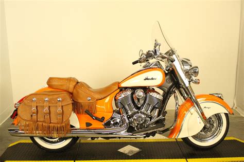Starting at $24,499 ca msrp. 2015 Indian Chief Vintage Indian Orange / Cream Motorcycle ...
