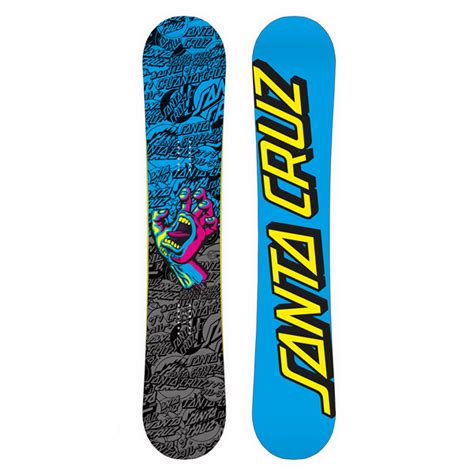 Snowboard Santa Cruz Modelo Screaming Hand Disponible En 154 Y 157a