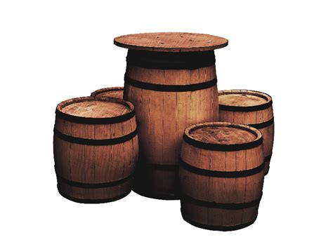 Wooden Barrels Png Free Isolated Objects Textures For Photoshop