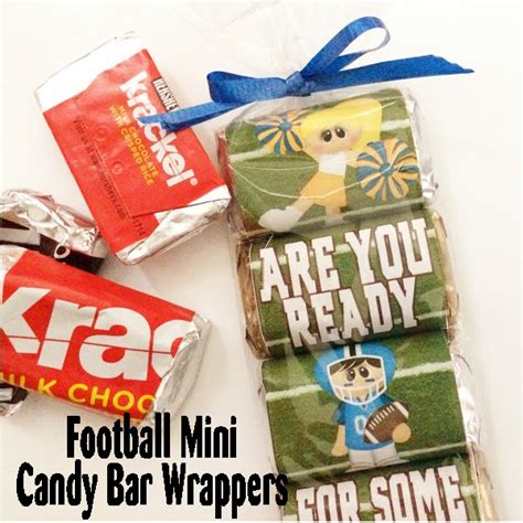 Luckily, the usage of action advisor books, that happen to be. Football Mini Printable Candy Bar Wrappers | DIY Party Mom