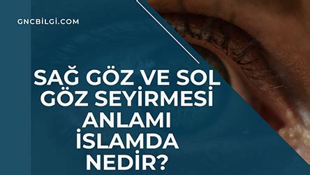 dondurma varyant İnsanlar söz konusu olduğunda göz seyirmesi ne demek