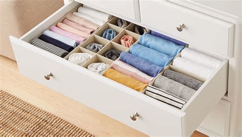 Extra storage for your bedroom with chests of drawers from argos. How to Fold Clothes for Organized Dresser Drawers | The ...