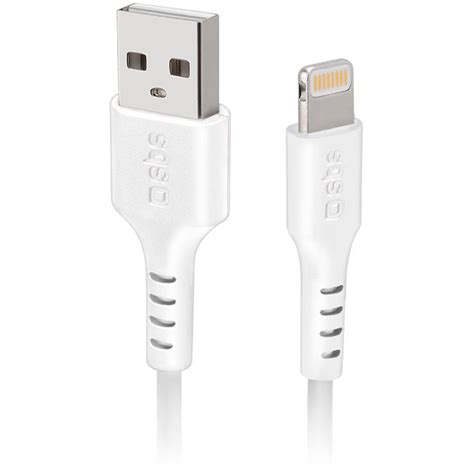 SBS Daten und Ladekabel USB zu Lightning 1M Weiß ARLT Computer