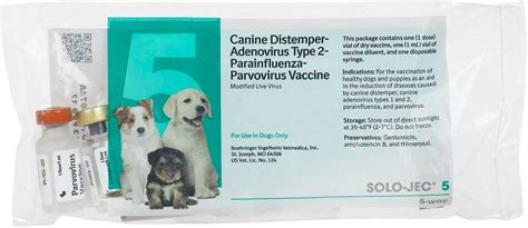 Since getting our puppy on this , several people in our area are now hooked ! Solo-Jec 5 Plus Boehringer Ingelheim ( - Vaccines - Dog Vaccines)