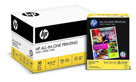 Hp Paper All In One Printing Paper 22 Lb 85x11 96 Bright 207010c