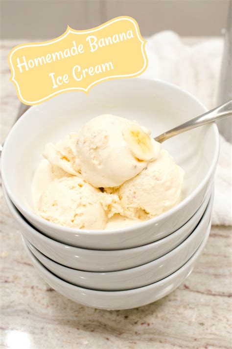 Repeat layering with ice and salt until full. Homemade Banana Ice Cream | The BakerMama