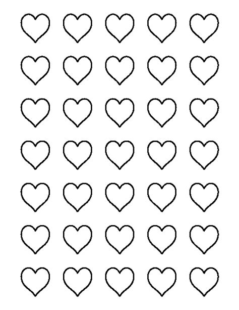 Printable Heart Stencils
