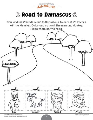 Road To Damascus Activity Book For Beginners Teaching Resources