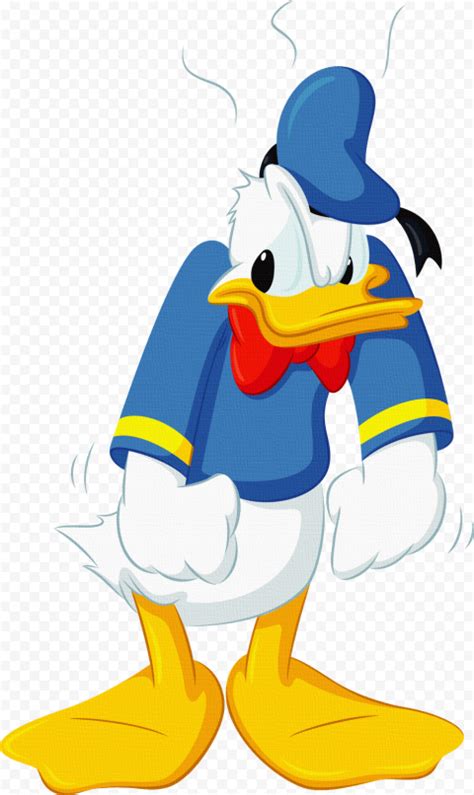 Donald Duck Angry Pose Hd Png Citypng