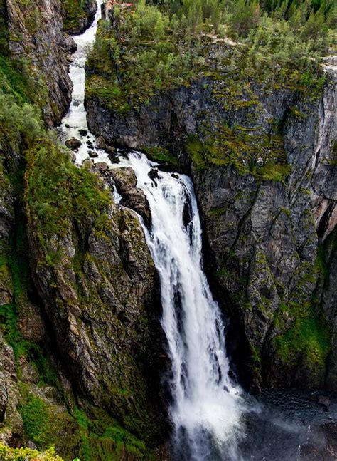 The Vøringfossen Waterfall In Eidfjord Norway Oc 4000x5469 Music