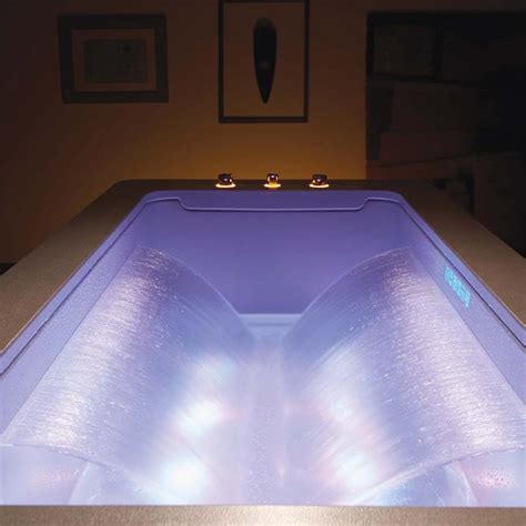 1700mm Acrylic Freestanding Led Waterfall Whirlpool Massage Bath In White And Grey Homary Uk