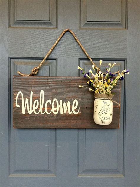 See more ideas about english country decor, country decor, decor. Rustic country home decor front porch welcome sign, spring ...