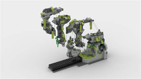 Lego Moc Flying Mountains Tensegrity Sculpture By Alvitvel